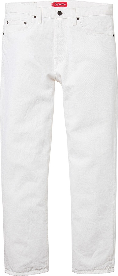 White Slim Jean view 2